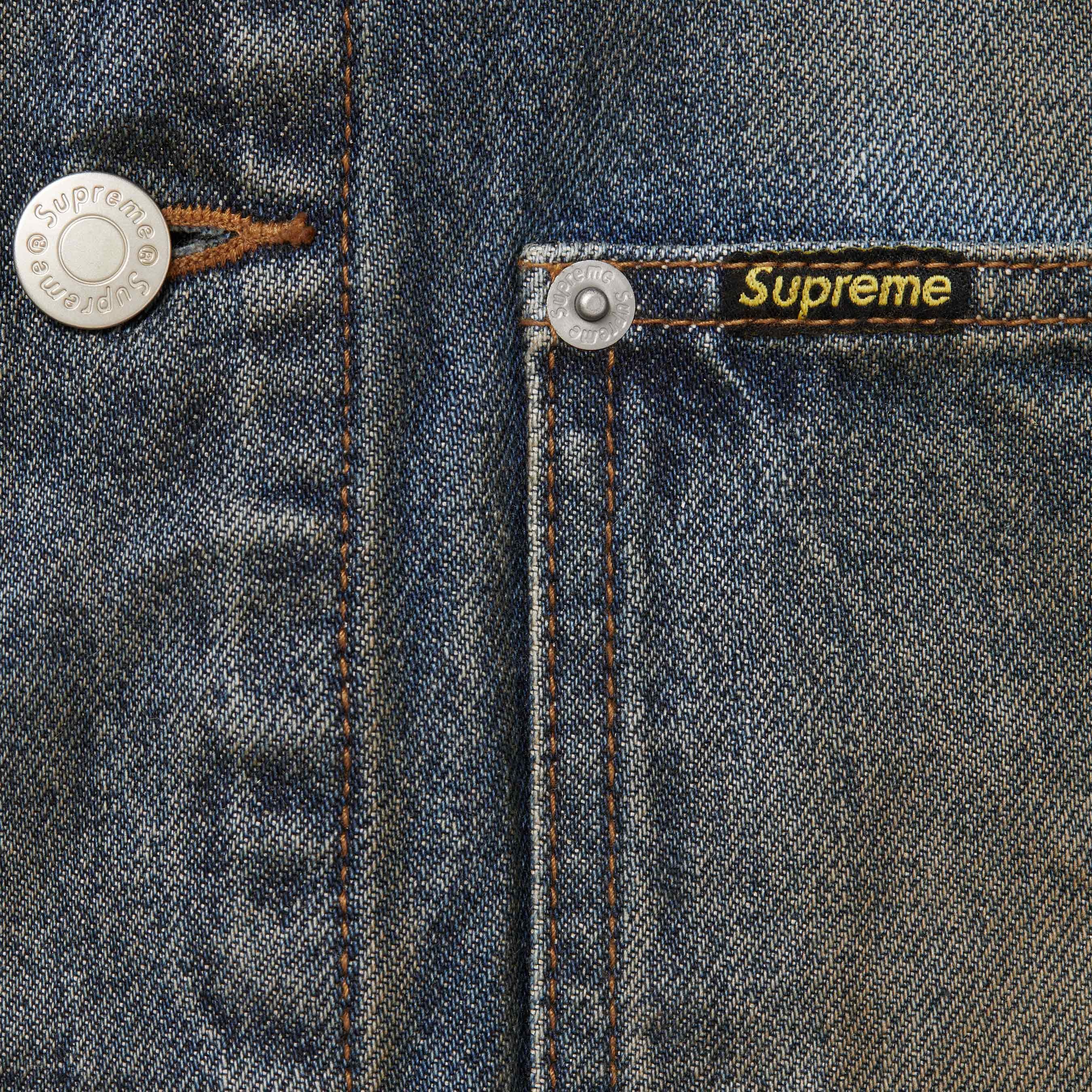 Distressed Selvedge Trucker Jacket view 2